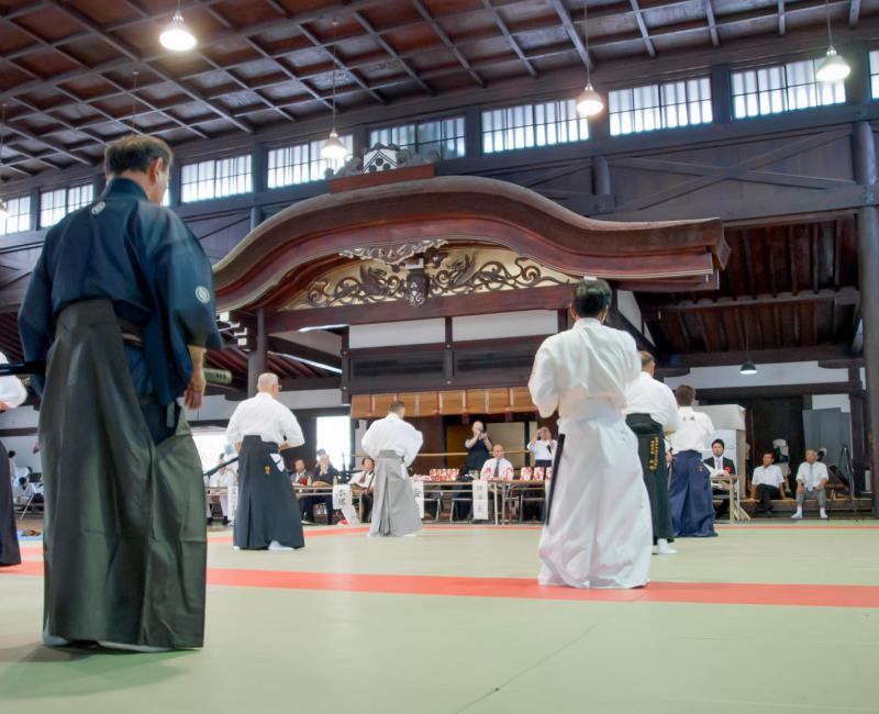 Butokuden à Kyoto, Démonstration de sabre Butokuden à Kyoto, Démonstration de sabre