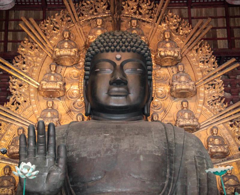 Todai-ji (Nara), Statue du Grand Bouddha Dainichi Nyorai dans le Daibutsu-den 2