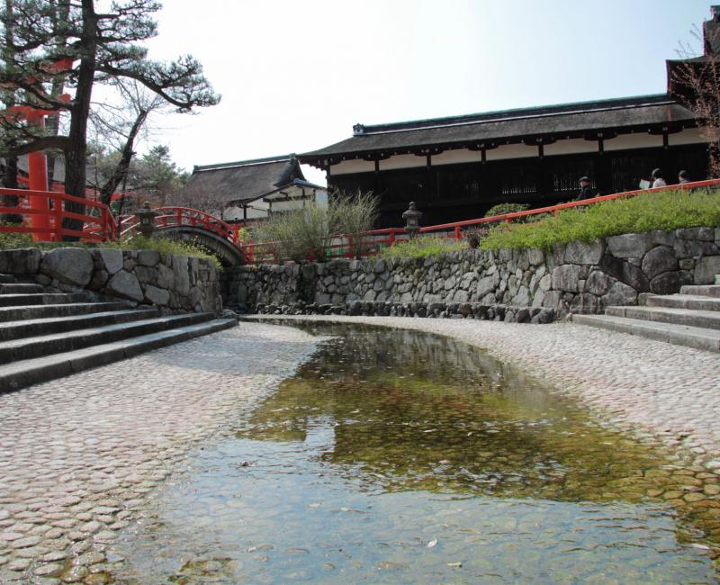 Shimogamo-jinja (Kyoto), Plan d'eau Mitarashi-ike
