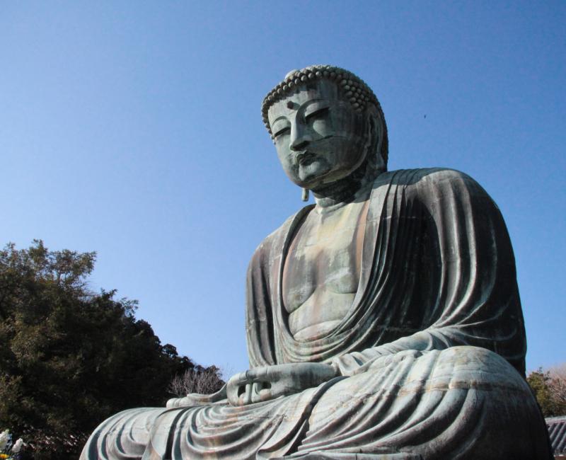 Kamakura, grand Bouddha du temple Kotoku-in