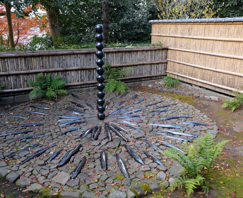 Honen-in (Kyoto), œuvre d'art contemporain Honen-in (Kyoto), œuvre d'art contemporain