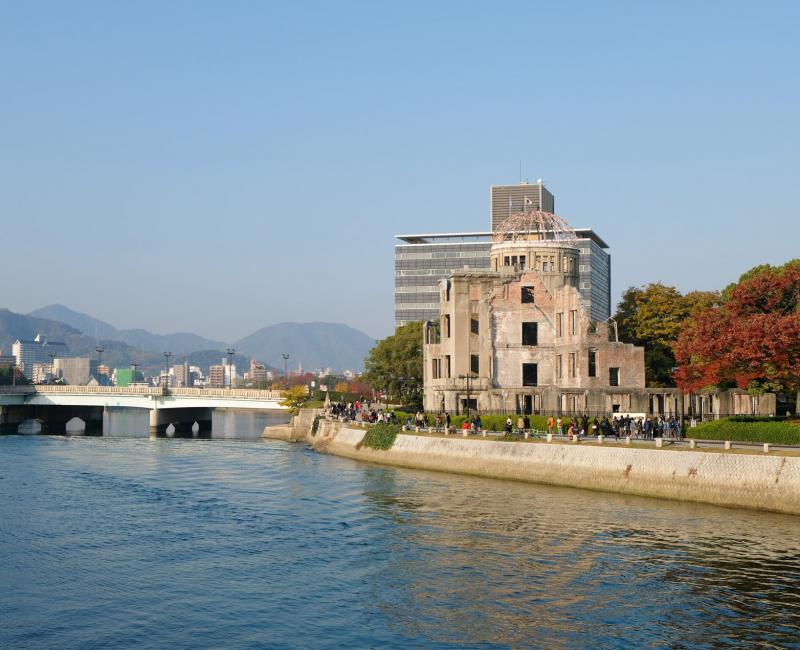 Hiroshima (Chugoku), Dôme Genbaku et rivière Motoyasu
