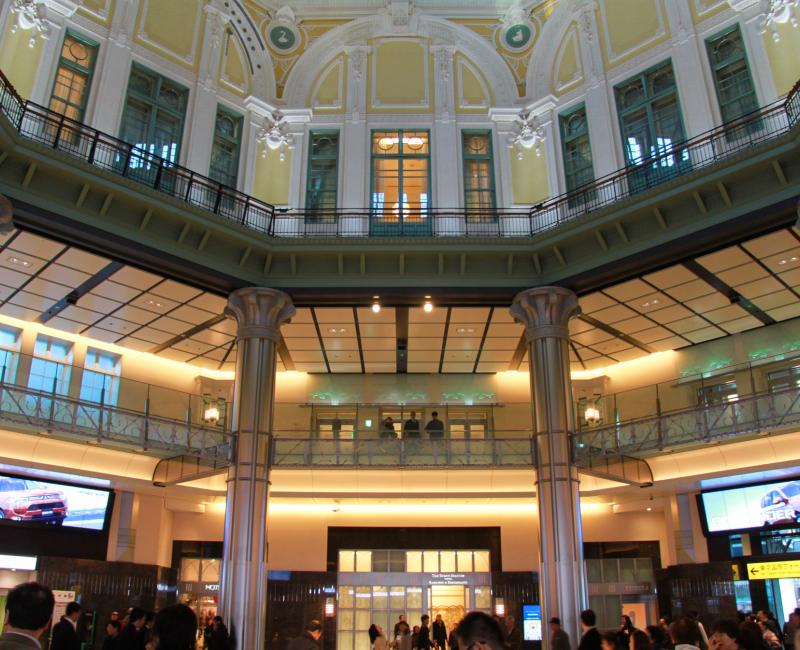 Gare de Tokyo côté Marunouchi, intérieur de la coupole Gare de Tokyo côté Marunouchi, intérieur de la coupole