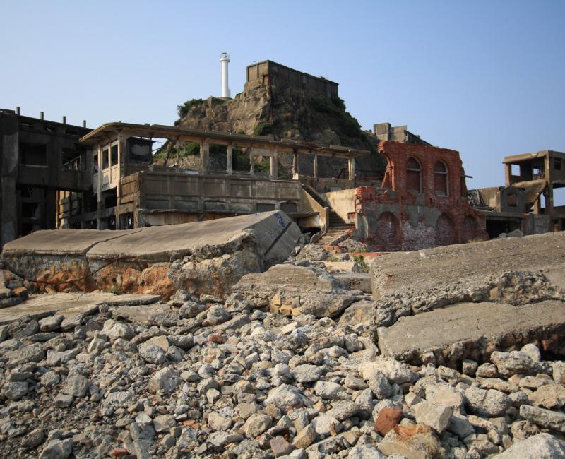 Hashima, Vue sur les ruines de Gunkanjima 5 Hashima, Vue sur les ruines de Gunkanjima 5
