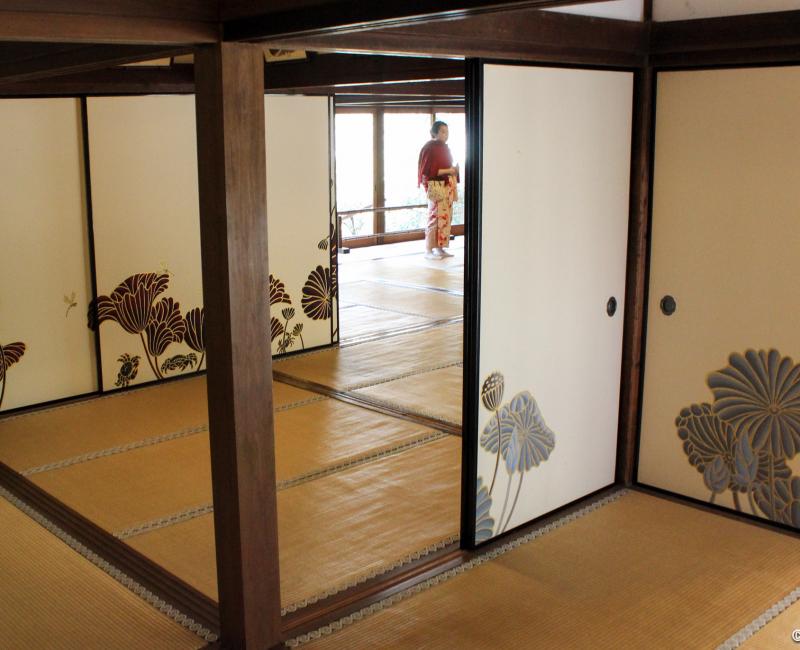 Shoren-in (Kyoto), Portes fusuma rénovées par Ki-Yan 2