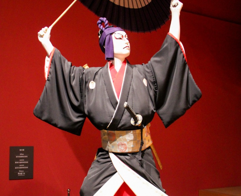 Shinobiya Maquette Figurine Solaire Kabuki Theatre Japonais