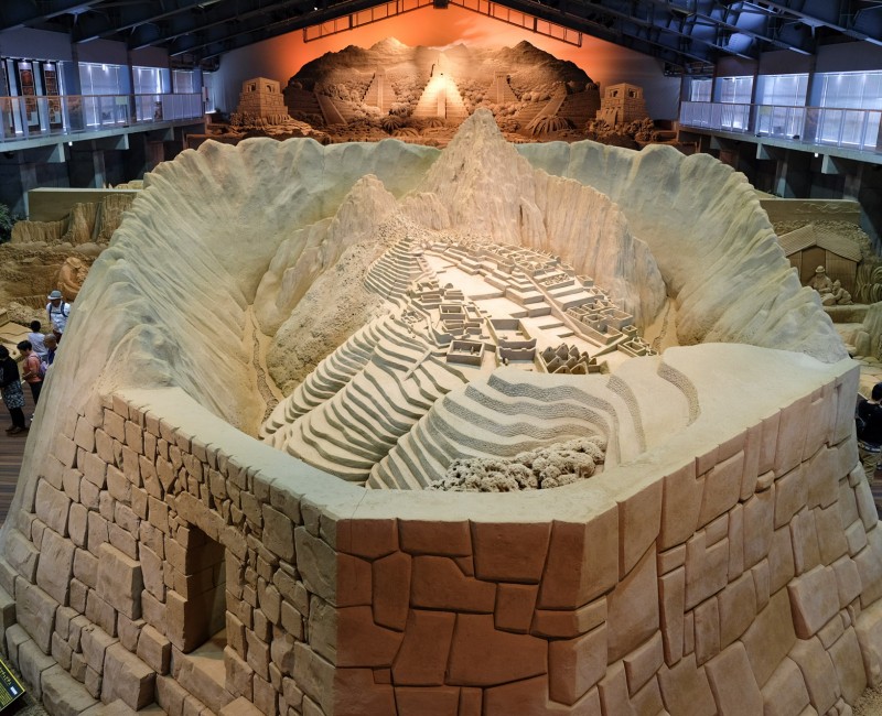 Musée du sable de Tottori, exposition sur l'Amérique du Sud (2016) 16