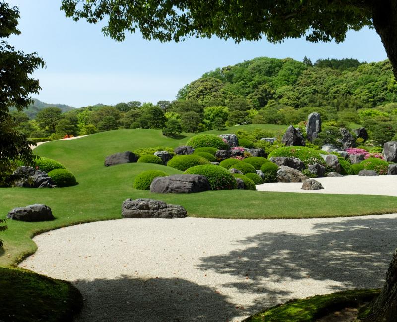 Matsue (Chugoku), jardin du Musée d'art Adachi