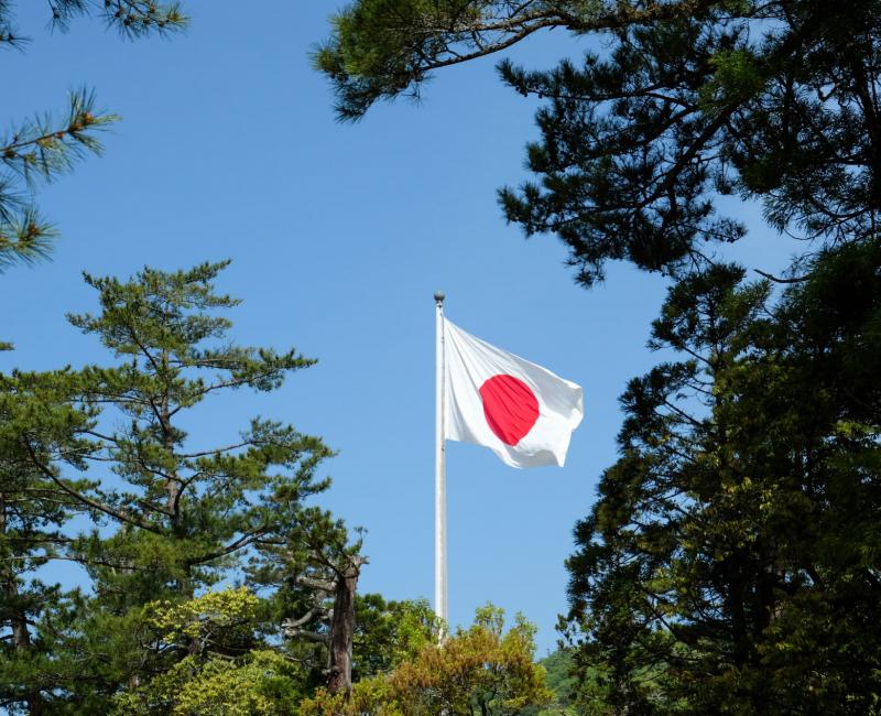 Izumo Taisha (Shimane), Drapeau Hinomaru Izumo Taisha (Shimane), Drapeau Hinomaru