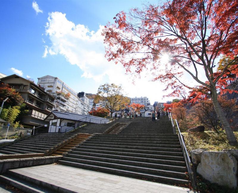Ikaho, escalier Ishidan Gai