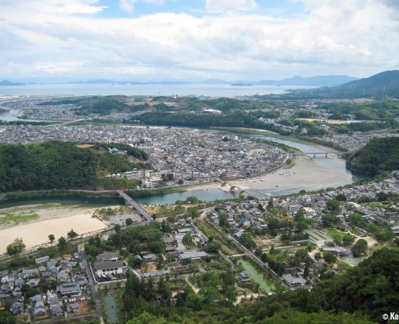 Iwakuni, Vue depuis le château