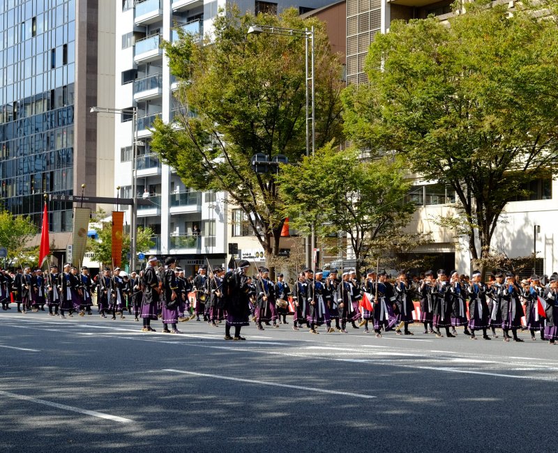 Jidai Matsuri (Kyoto), musiciens des troupes impériales Meiji Jidai Matsuri (Kyoto), musiciens des troupes impériales Meiji