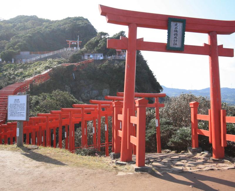 Nagato (Chugoku), torii du sanctuaire Motonosumi Inari