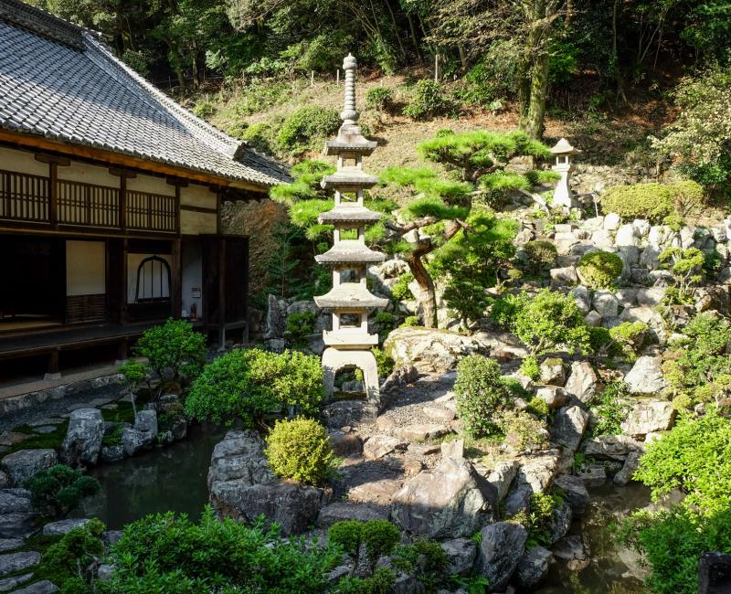 Kosho-ji (Uji), Vue sur le jardin du monastère 3