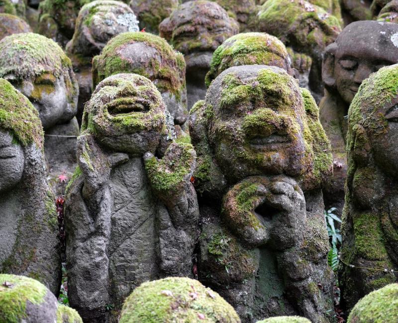 Otagi Nenbutsu-ji (Kyoto), statues Rakan 2