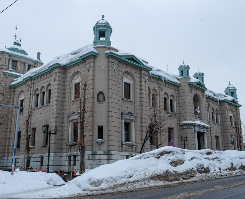 Otaru (Hokkaido), bâtiment occidental sur l'avenue Nichigin-dori