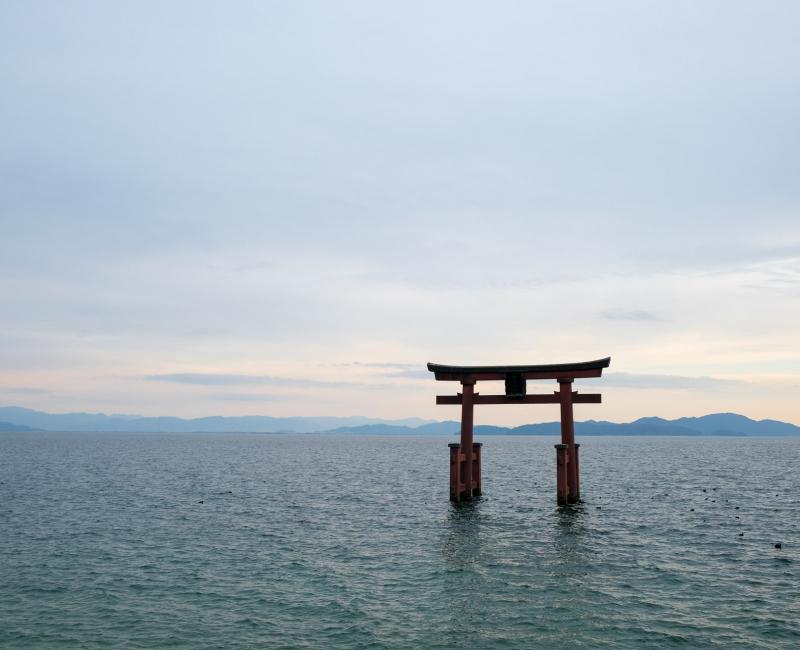 Sanctuaire de Shirahige à Takashima Sanctuaire de Shirahige à Takashima