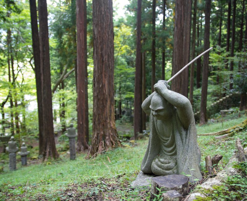 Choan-ji (Hakone), statue de Rakan 2