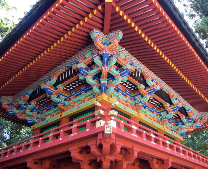 Kunozan Toshogu (Shizuoka), Détail du pavillon Korô Kunozan Toshogu (Shizuoka), Détail du pavillon Korô
