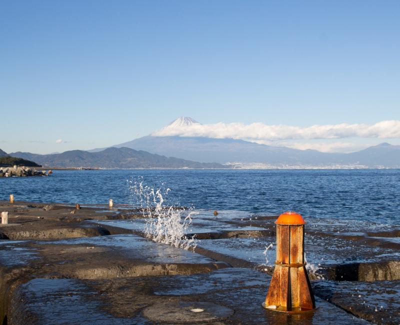Miho no Matsubara (Shizuoka), Vue sur le Mont Fuji