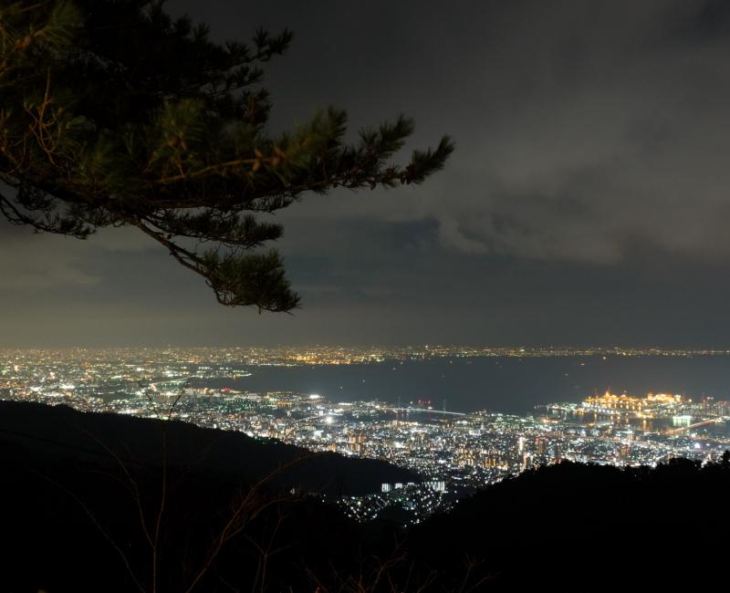 Mont Rokko, panorama nocturne sur le port de Kobe 3 Mont Rokko, panorama nocturne sur le port de Kobe 3
