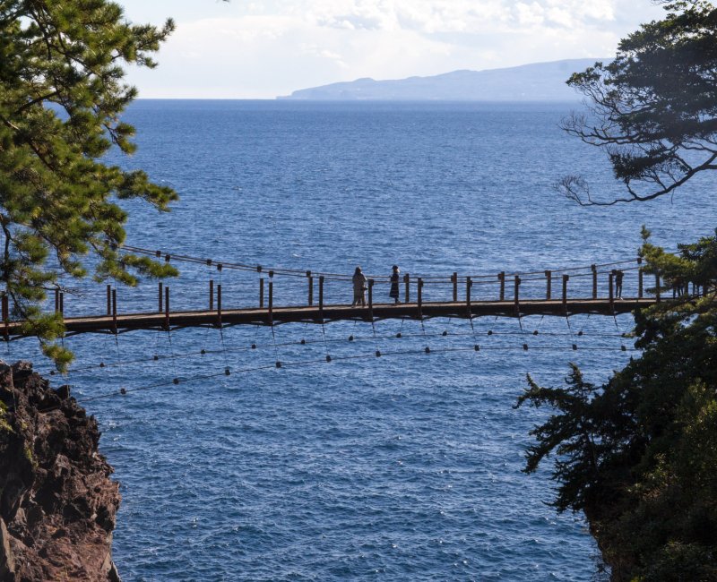 Côte Jogasaki (Ito), pont suspendu Kadowaki Côte Jogasaki (Ito), pont suspendu Kadowaki
