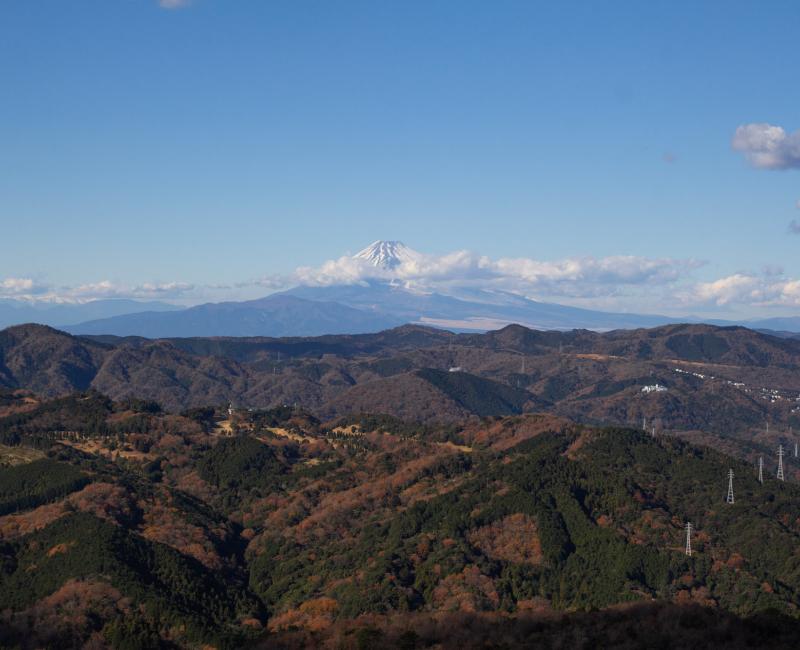 Vue du Mont Fuji depuis le Mont Omuro à Ito Vue du Mont Fuji depuis le Mont Omuro à Ito