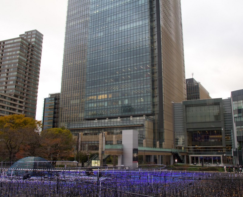 Illuminations hivernales du Midtown Garden, Tokyo Midtown à Akasaka Illuminations hivernales du Midtown Garden, Tokyo Midtown à Akasaka