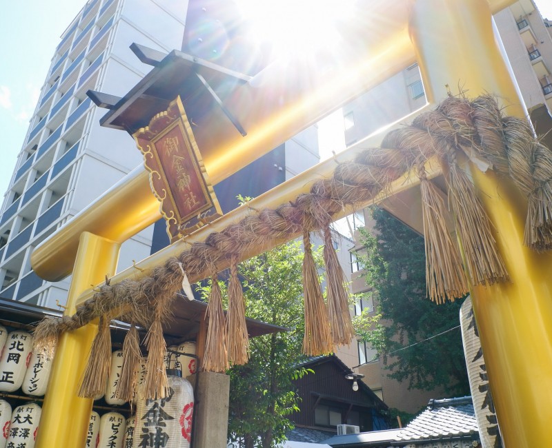 Torii en or au Mikane-jinja à Kyoto 2 Torii en or au Mikane-jinja à Kyoto 2