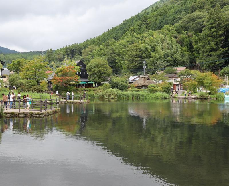 Yufuin (Oita), lac Kinrinko au début de l'automne