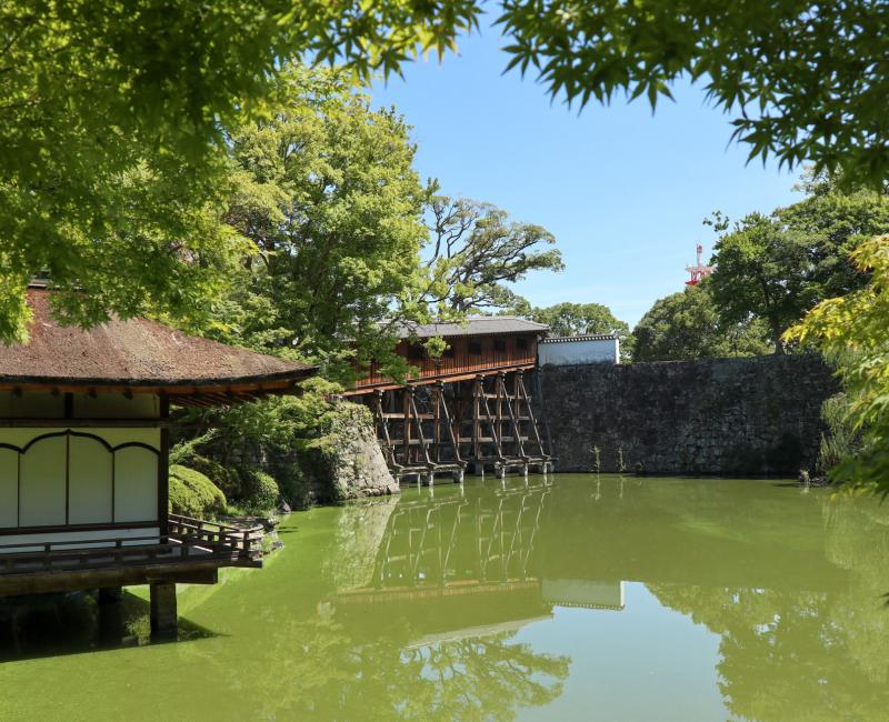 Pont Ohashi Roka au château de Wakayama