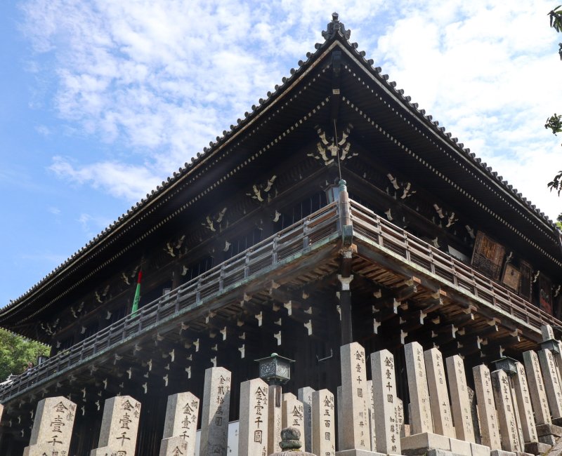 Bâtiment principal du Nigatsu-do à Nara