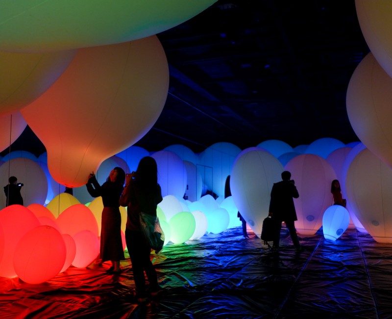teamLab Borderless - musée d'art digital à Odaiba (Tokyo) 14