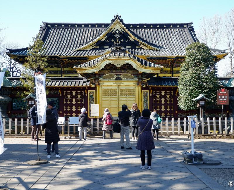 Pavillon principal (mausolée doré des Tokugawa) du Ueno Toshogu