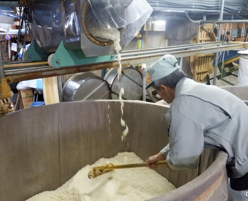 Brasserie de saké Hideyoshi-Suzuki (Akita), processus de fabrication