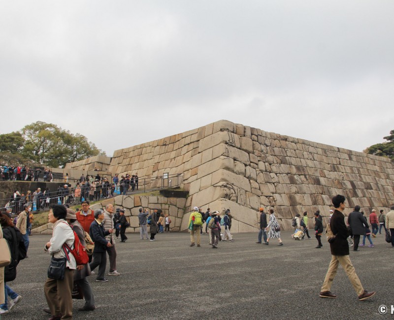 Ancien donjon Tenshu-dai à Kokyo Higashi Gyoen, Tokyo