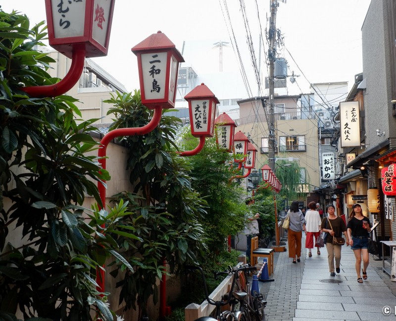 Vue de la rue Hozen-ji Yokocho à Osaka Vue de la rue Hozen-ji Yokocho à Osaka