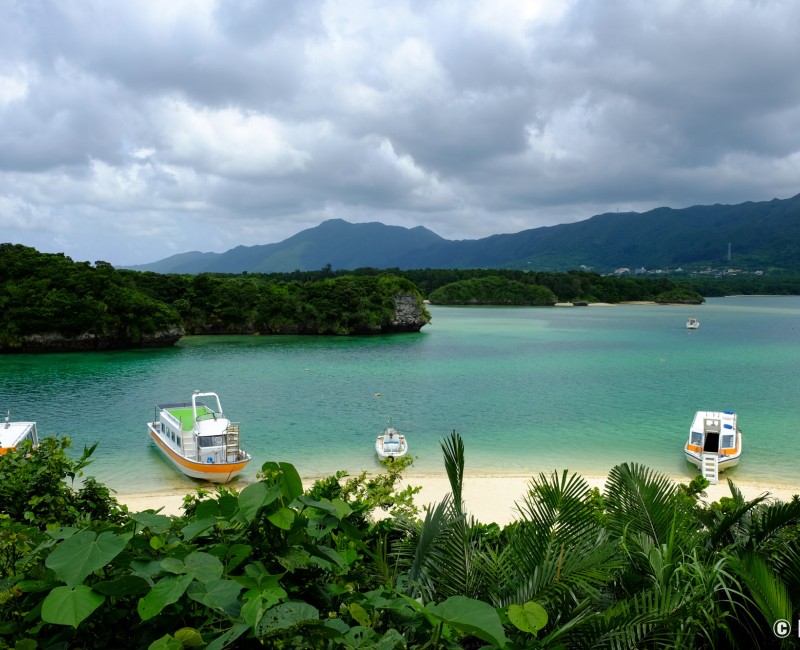 Baie de Kabira à Ishigaki, parc national d'Iriomote-Ishigaki