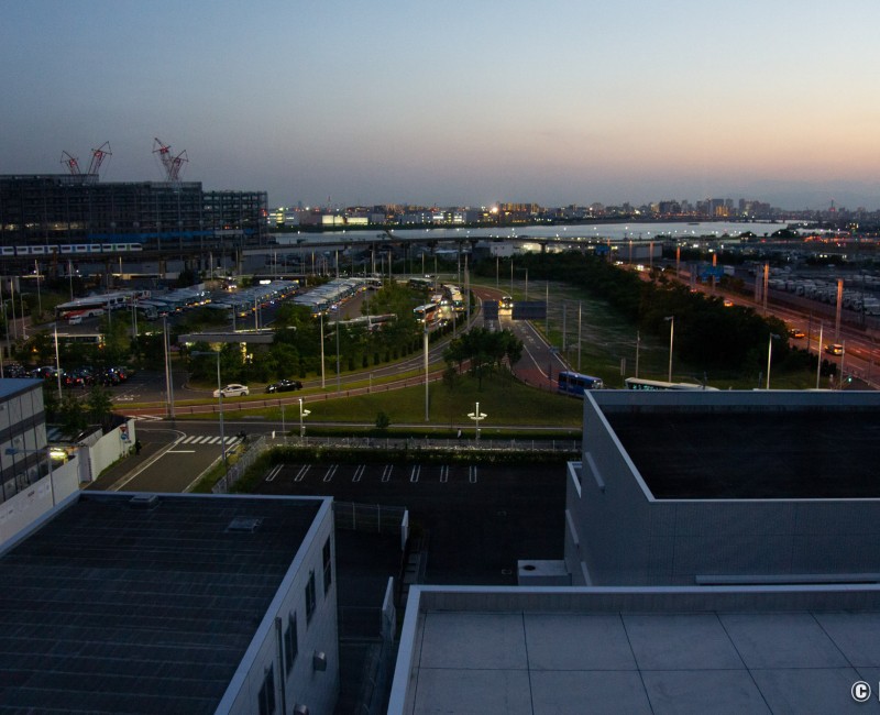 Vue sur l'aéroport de Haneda depuis The Royal Park Hotel Haneda Vue sur l'aéroport de Haneda depuis The Royal Park Hotel Haneda