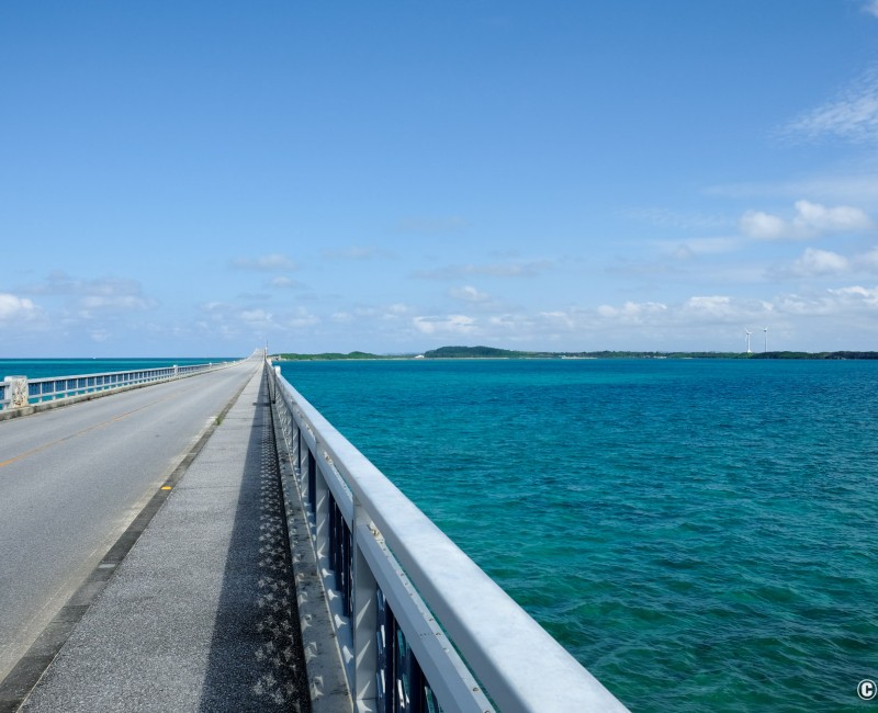 Miyakojima, pont Ikema au nord-ouest de l'île Miyakojima, pont Ikema au nord-ouest de l'île