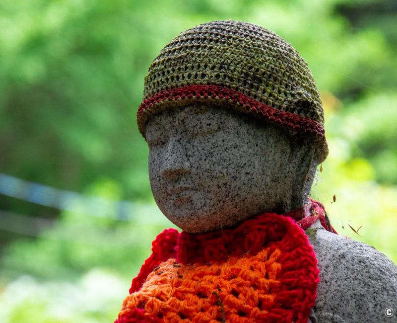 Hozan-ji (Nara), statue de Jizo au temple Hozan-ji (Nara), statue de Jizo au temple