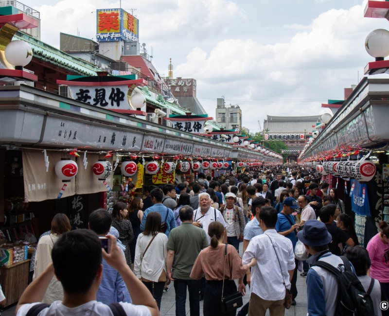 Sanja Matsuri, rue Nakamise-dori pendant le festival en mai