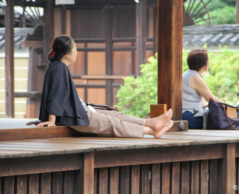 Kennin-ji (Kyoto), visite intérieure du temple en chaussettes