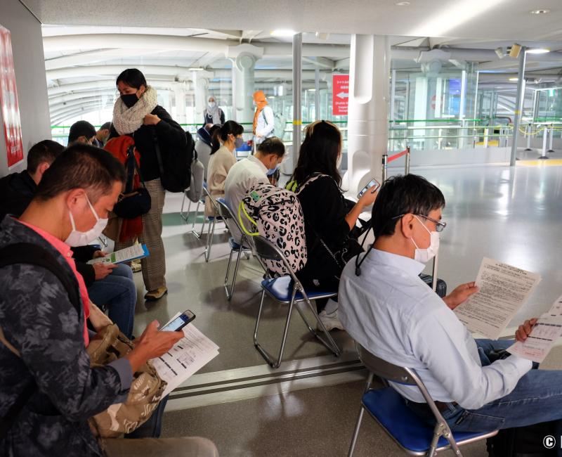 Voyage en période de Covid, attente des résultats du test PCR