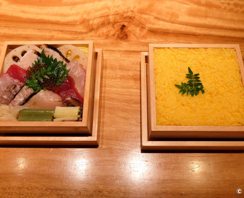 Kibizen (Okayama), bento de kakushi-zushi