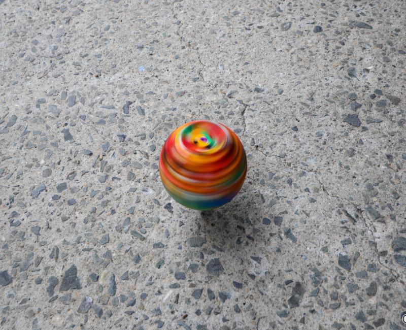 Toupie de Sasebo en rotation