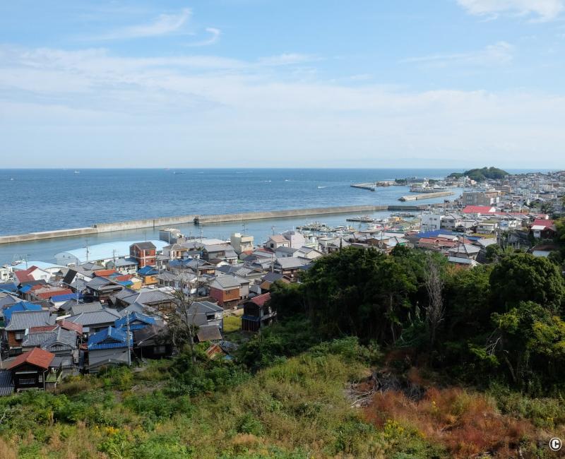 Awaji, village de pêche le long du littoral nord de l'île Awaji, village de pêche le long du littoral nord de l'île