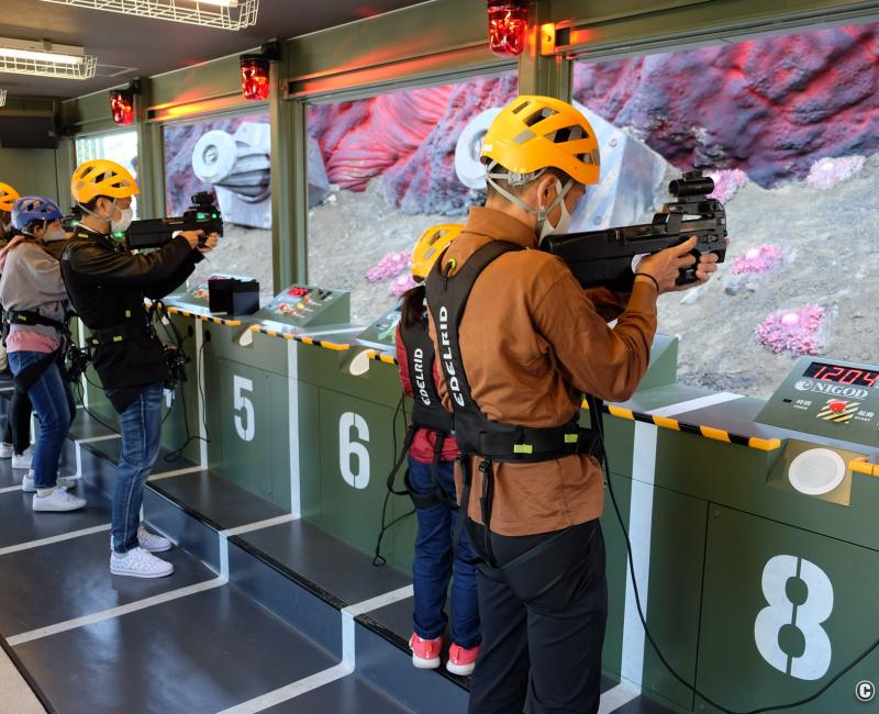 Nijigen no Mori, Godzilla Interception Operation Awaji, stand de tir