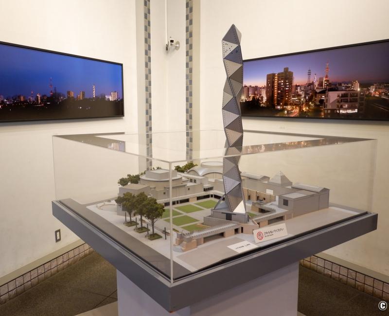 Art Tower Mito, maquette du complexe Art Tower Mito, maquette du complexe