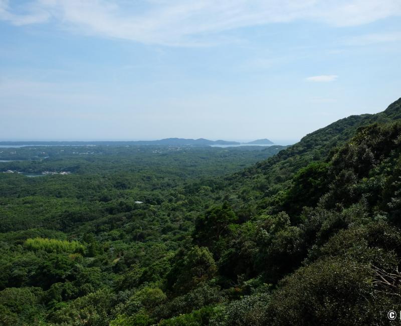 Belvédère de Yokoyama, panorama vers le sud de la péninsule de Shima Belvédère de Yokoyama, panorama vers le sud de la péninsule de Shima